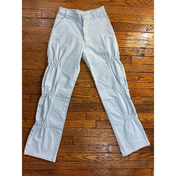 Collina Strada Womens High-Rise wide leg jeans 4 pockets SIZE S